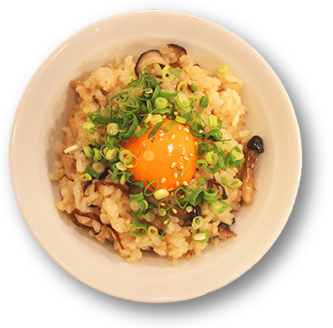 きのことおさけの普通じゃない卵かけご飯